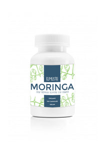 100% Pure Organic Moringa Oleifera Leaf Powder Capsules